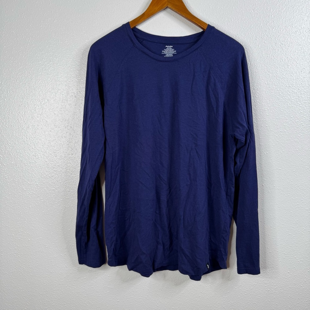 MeUndies Men’s Daily‎ Longsleeve Tee Blue Size Xlarge